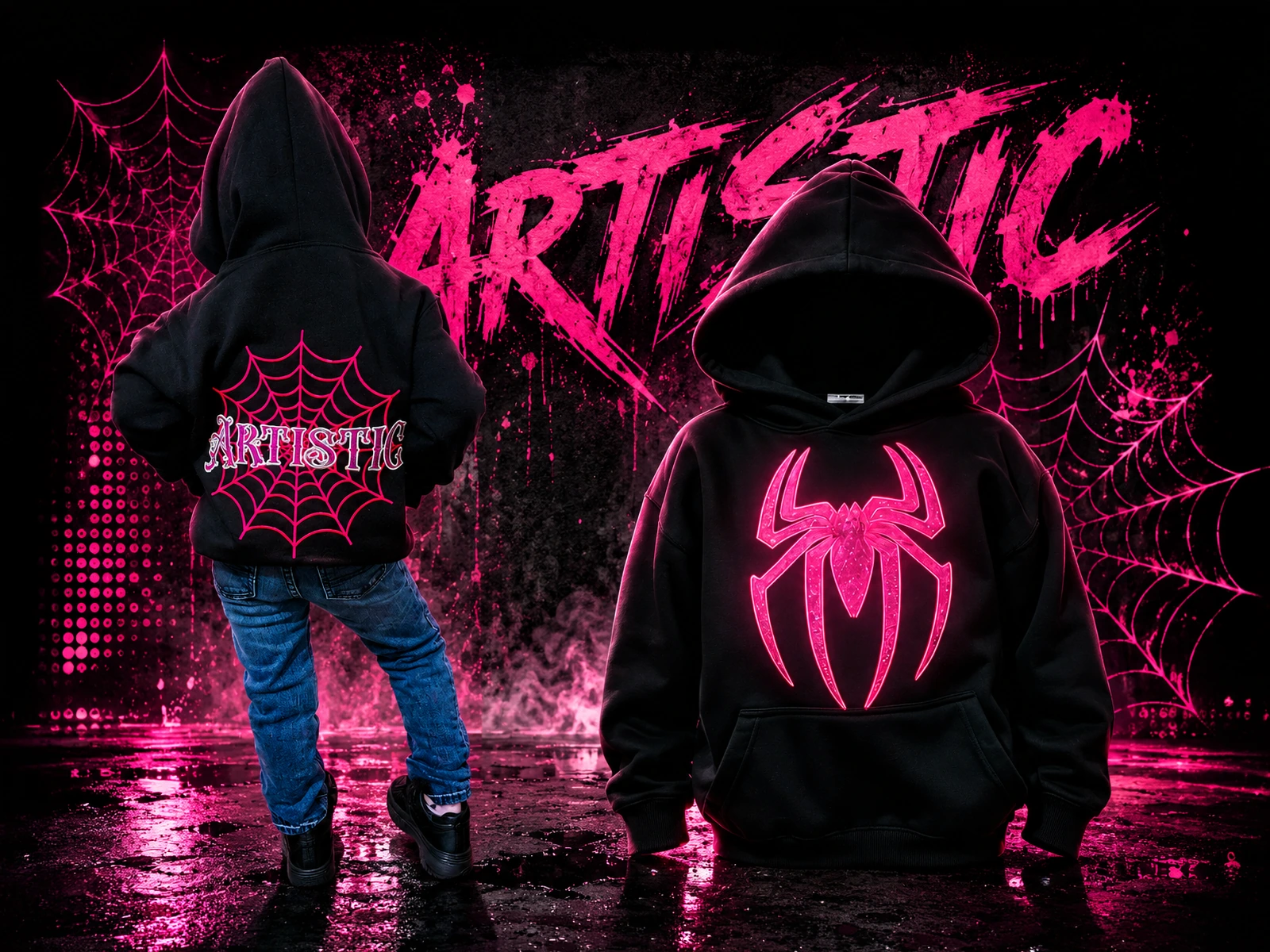 Custom embroidered apparel sample